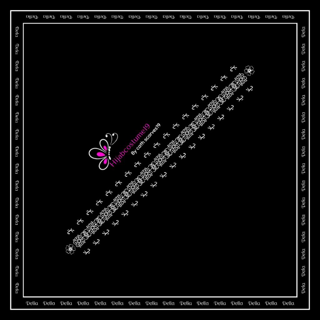 hijab jilbab segiempat motif costume seragaman request santri pegon arab kerudung santriwati