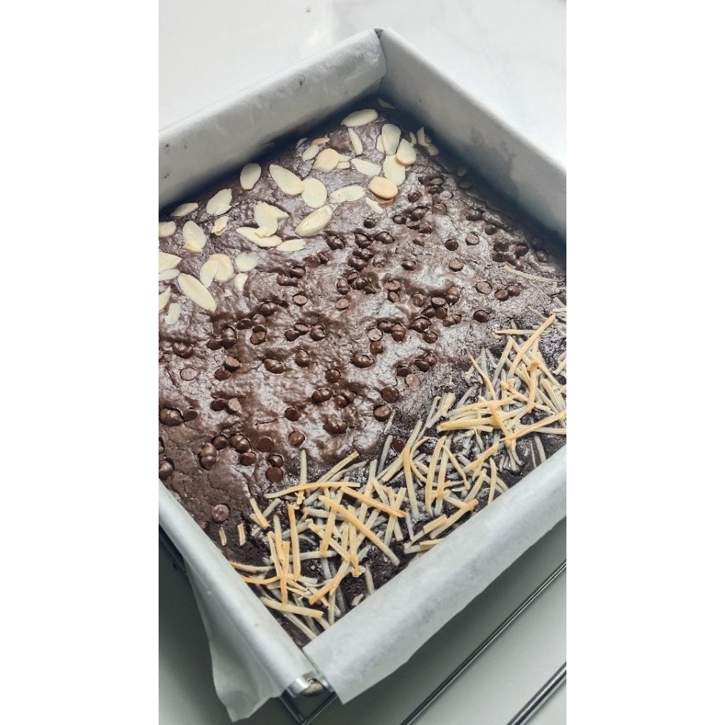 

Fudgy Brownies Mix Topping | Fudgy Brownies Murah