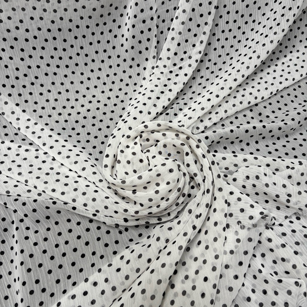 Kain Ceruty Yoryu Motif Polkadot - kain ceruty motif // kain ceruty polkadot // ceruty motif polkado