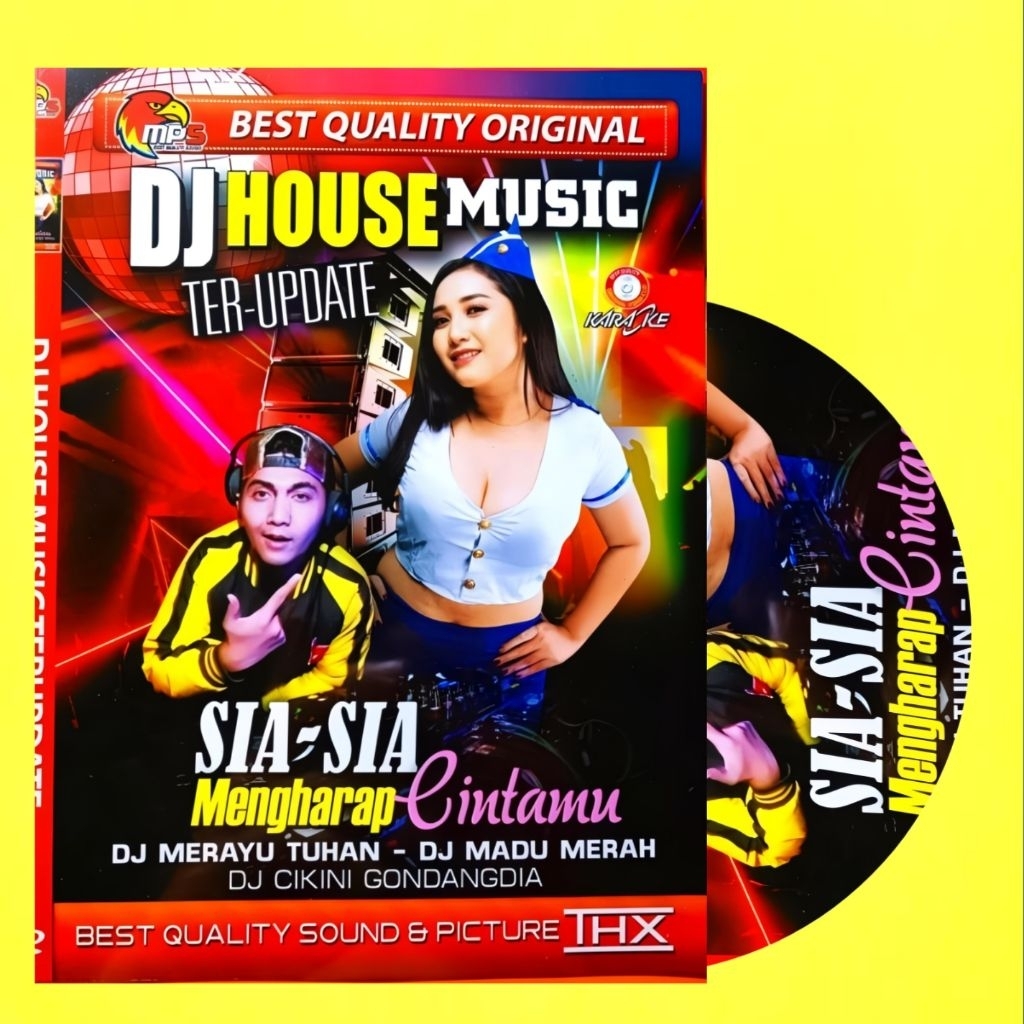Kaset DVD Mp5 Vidi0 Musik Lagu Dj House Music Terupdate - Kaset DVD Mp5 Lagu Dj