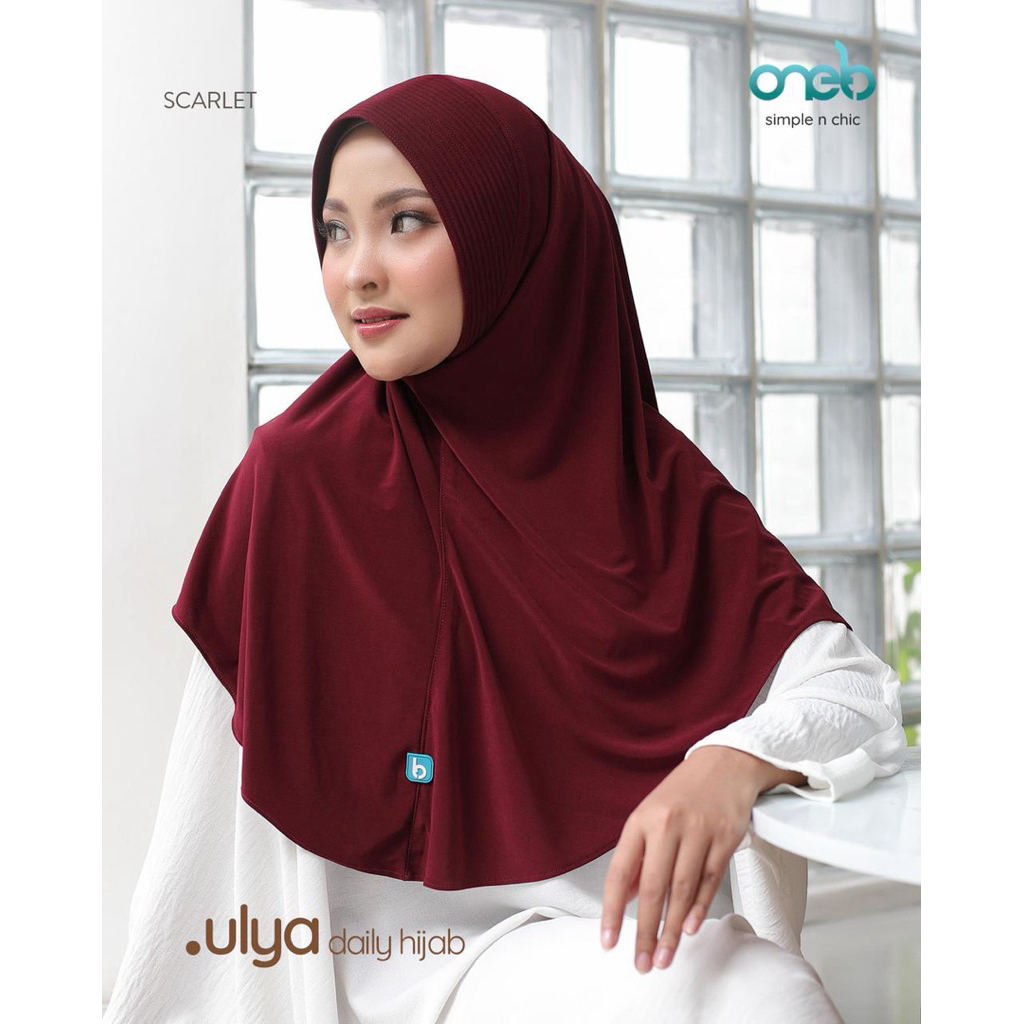 Daily Hijab Ulya by Onetto - Pet Antem Material Jersi Premium