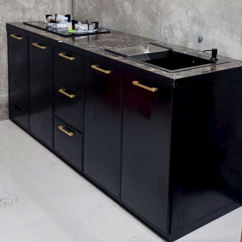 Kitchenset Bawah Alumunium / kitchen Alumunium 5 Pintu