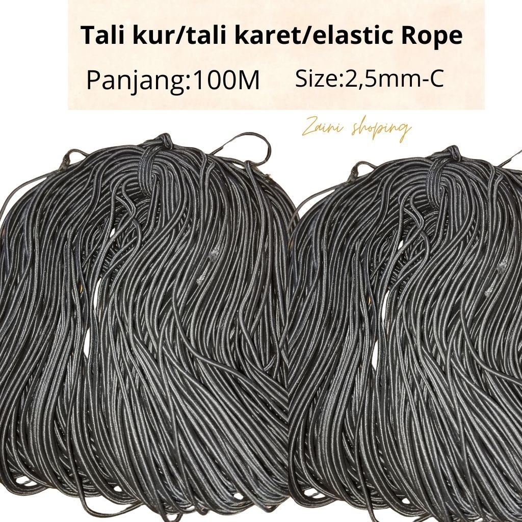 

tali string/tali karet elastic/tali kur,(100meter)/1bungkus