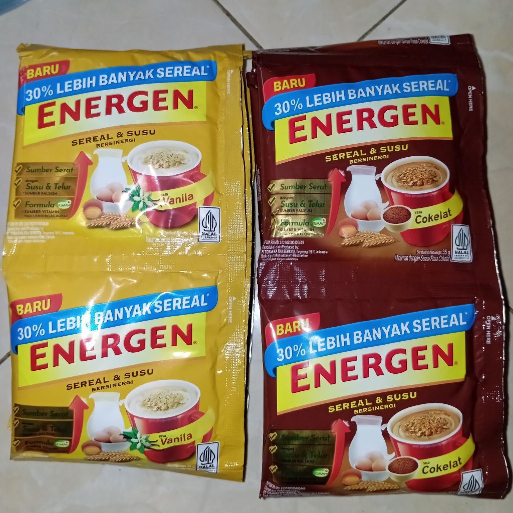 

ENERGEN ALL VARIAN @34G 1 RENTENG ISI 10 PCS