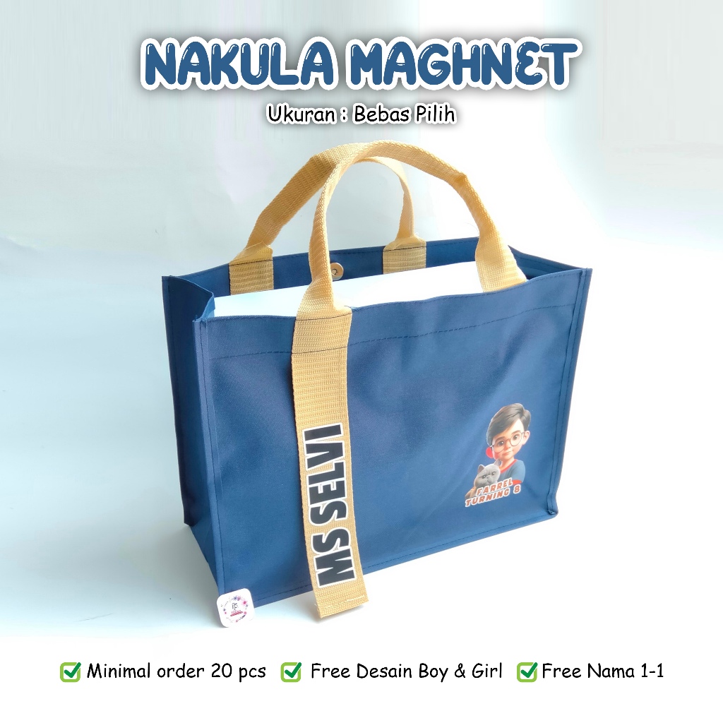 

PREMIUM MODEL NAKULA MAGHNET LANDSCAPE Tas Ultah Murah Di Bawah 20 Ribuan Tema Cat / Kucing Dan Bisa Custom Tema Cewek Cowok, Foto, Nama