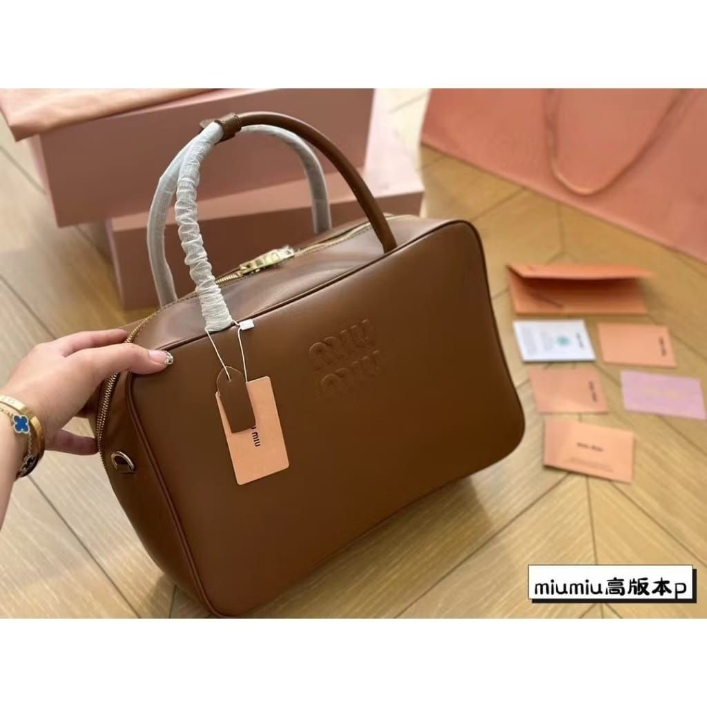 2025 new Miu miu bowling women's handbags shoulder bags crossbody bags