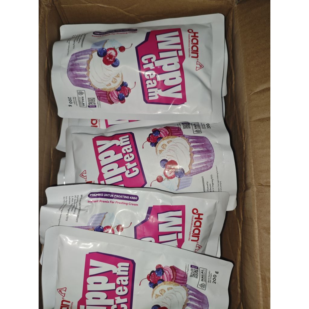 

wippy cream HAAN 200gram