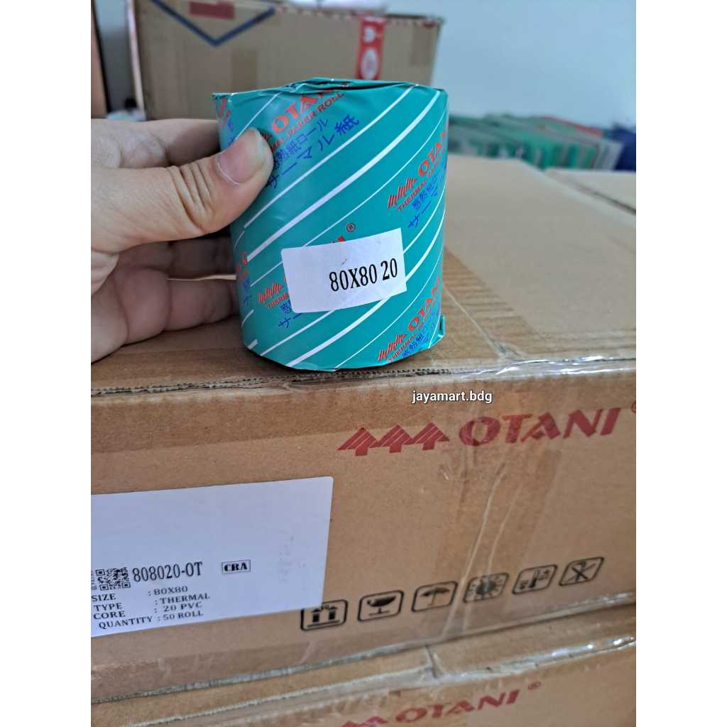 

KERTAS THERMAL OTANI 80X80 KERTAS STRUK EDC KASIR PAPER THERMAL