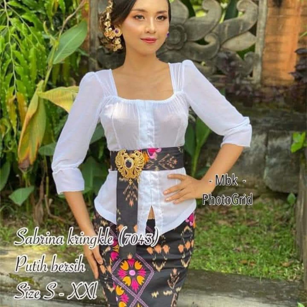 kebaya modern sifon sabrina