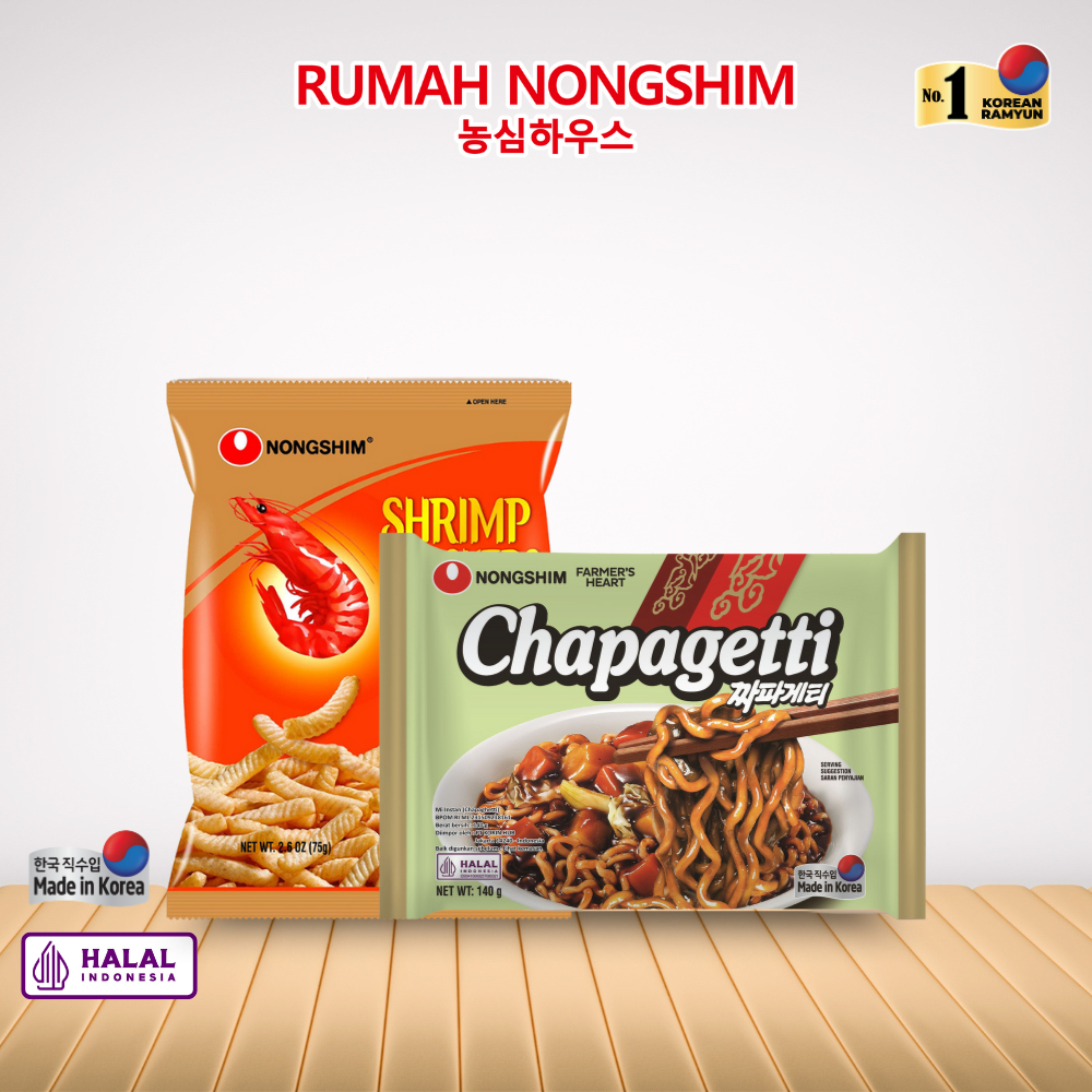 

Bundling MIX - Chapagetti ORIGINAL & Shrimp Cracker ORIGINAL [Bundling Noodle & Snack]