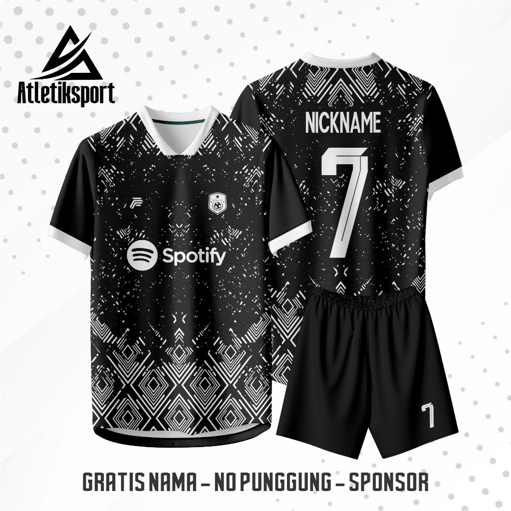 ATLETIK APPAREL Jersey Custom Full printing Futsal free nama dan nomer punggung