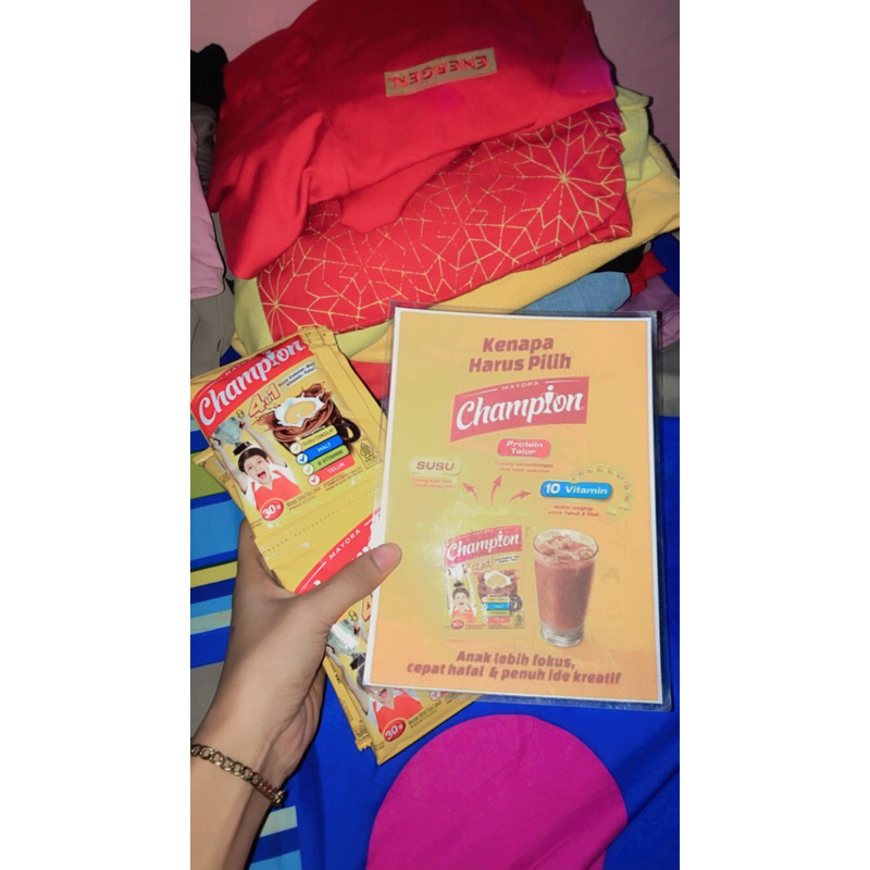 

energen champion cokelat