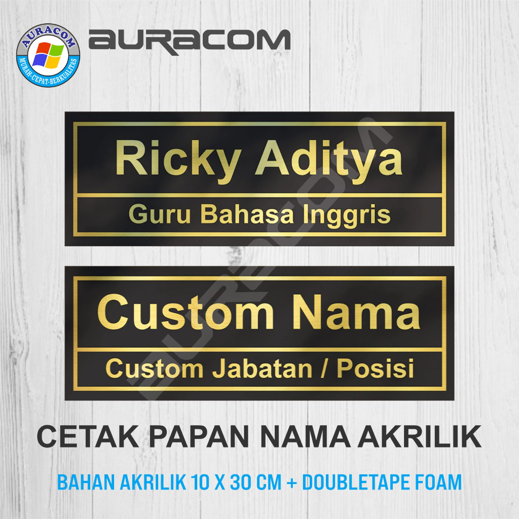 

CUSTOM PAPAN NAMA JABATAN POSISI PENUNJUK MEJA RUANGAN SEKOLAH KANTOR SIGN - B06