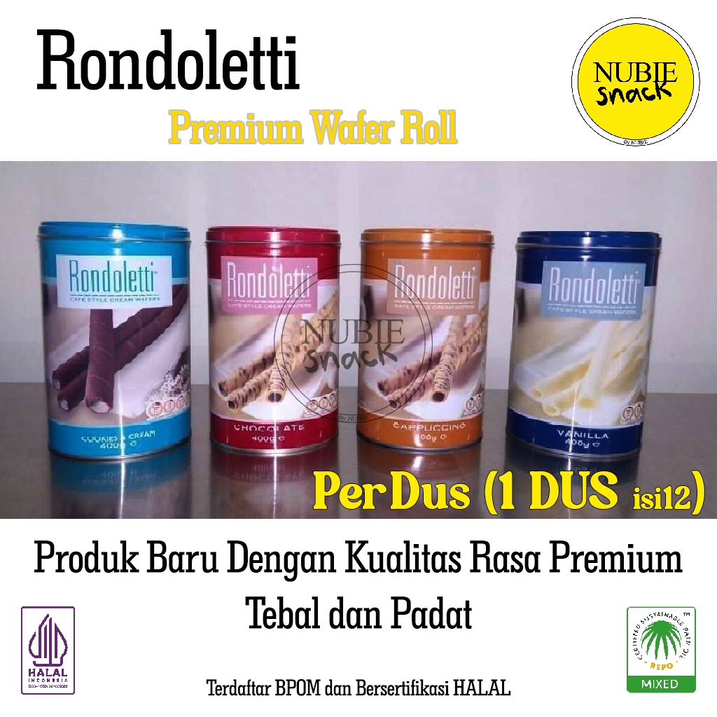 

Rondoletti wafer Roll 400g perdus