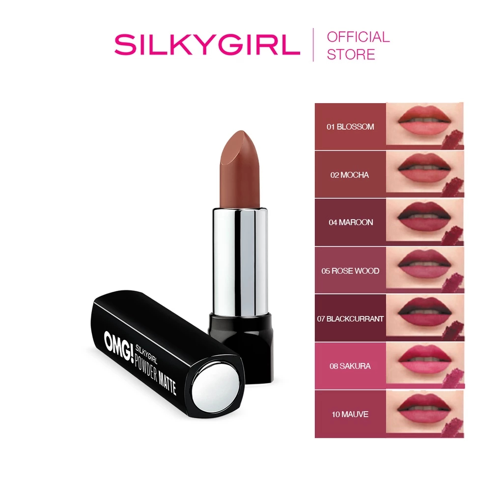 LADY LOOK | Silky Girl Lipstick Powder Matte OMG