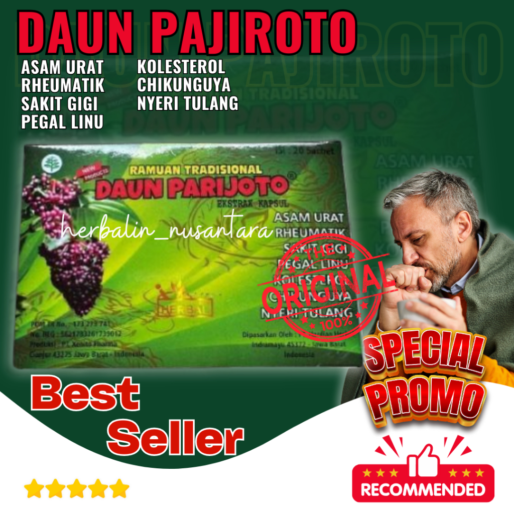 

Daun Pajiroto Kapsul Original