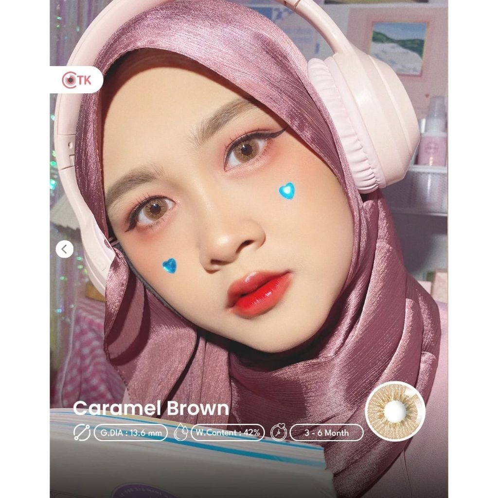 SOFTLENS NEW MORE DUBAI CARAMEL BROWN normal S/D -600