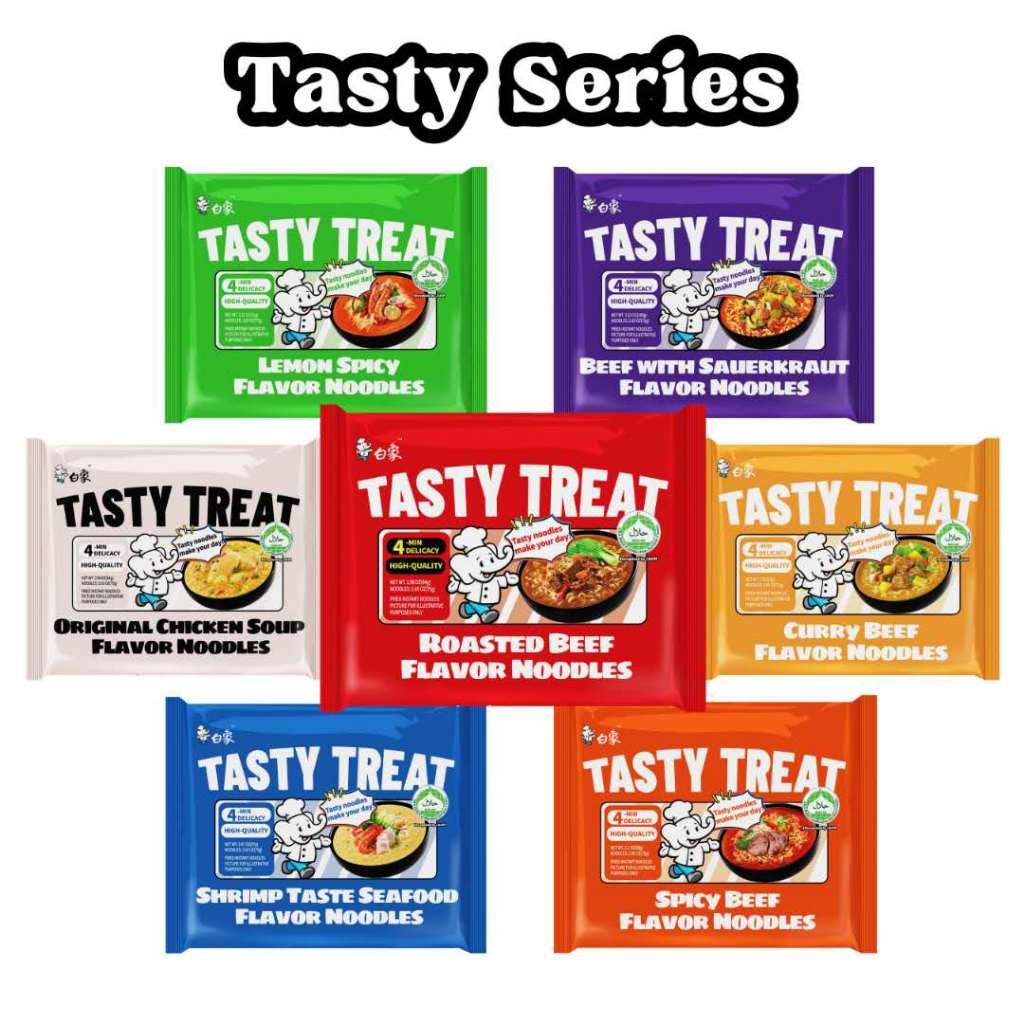 白象 Tasty Treat Series Mie Instan Cina