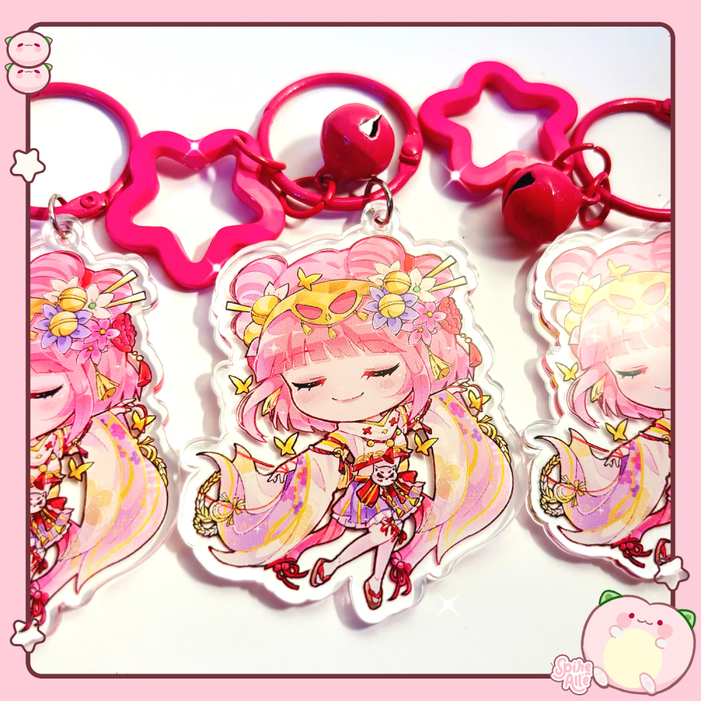Angela mobile legend kishin densetsu keychain and sticker