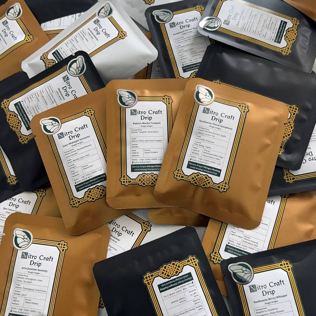 

Kopi Tubruk Sachet - Nitro Craft Drip (16 Varian Rasa)