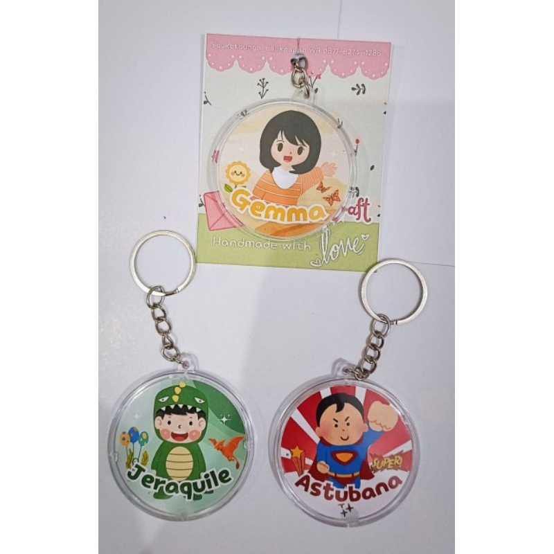 SOUVENIR GANTUNGAN KUNCI CUSTOM LUCU