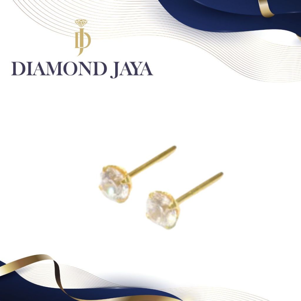 TOKO MAS DIAMOND JAYA - Anting Tusuk Mata Kuku