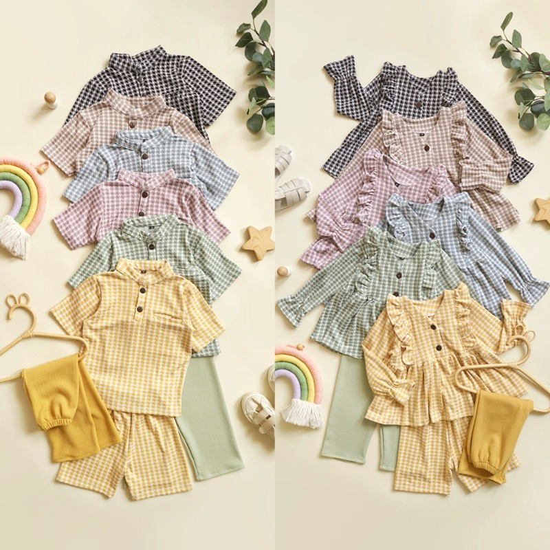 RAMIES SET BOY AND GIRLS 1-6 TAHUN | Setelan koko anak Raya series anak couple ramies girl ramies bo