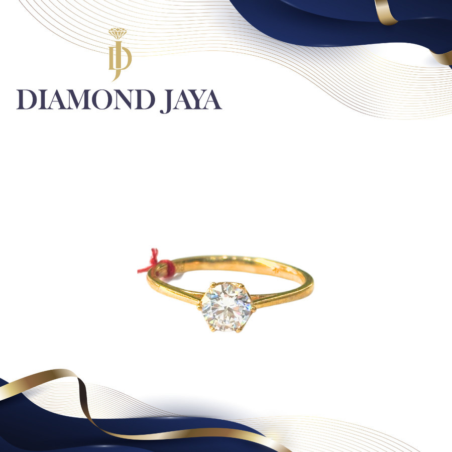 TOKO MAS DIAMOND JAYA - Cincin Mata Satu Soliter