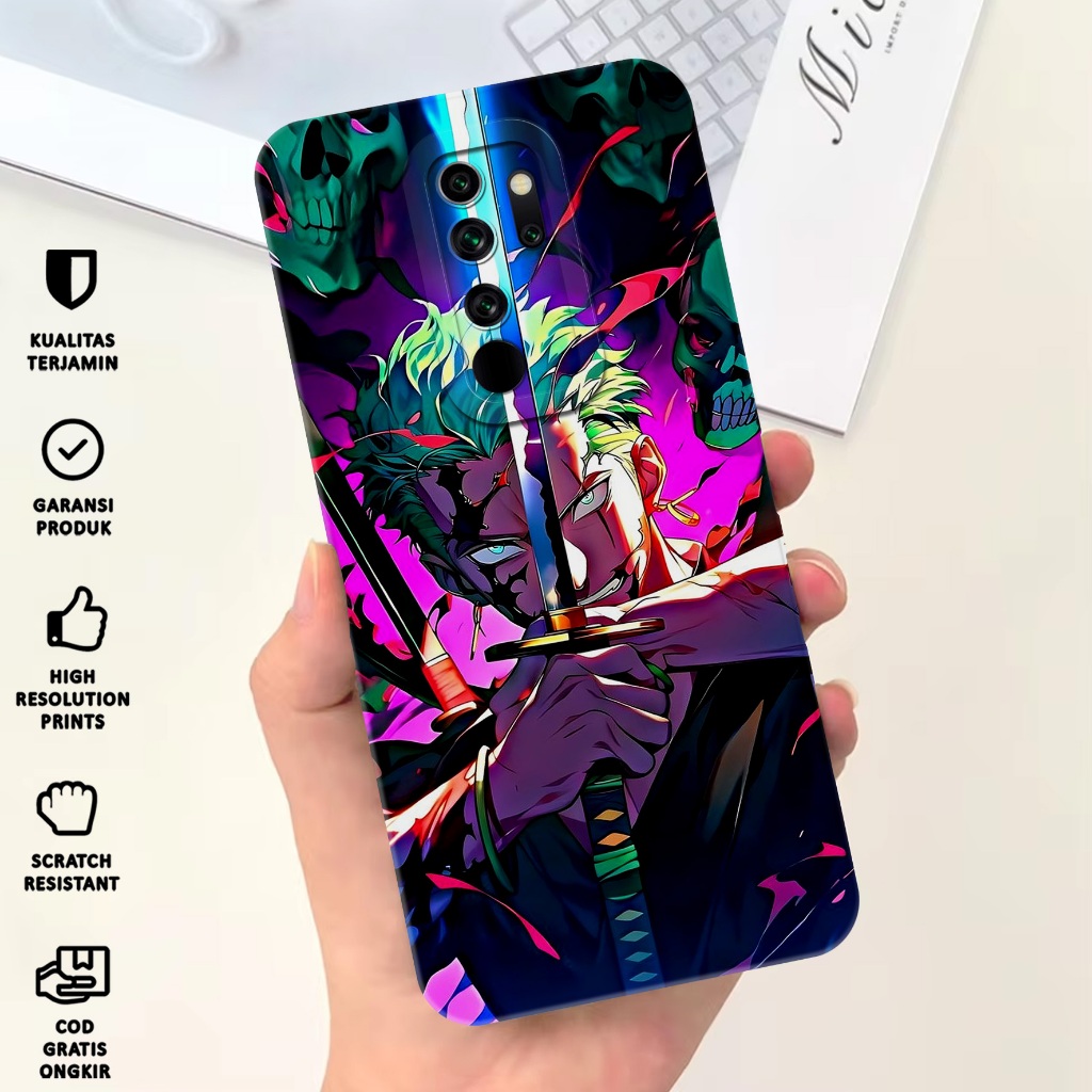 Case Xiaomi Redmi Note 8 PRO - Softcase Xiaomi Redmi Note 8 Pro Motif Zoro - Casing Hp Xiaomi Redmi 
