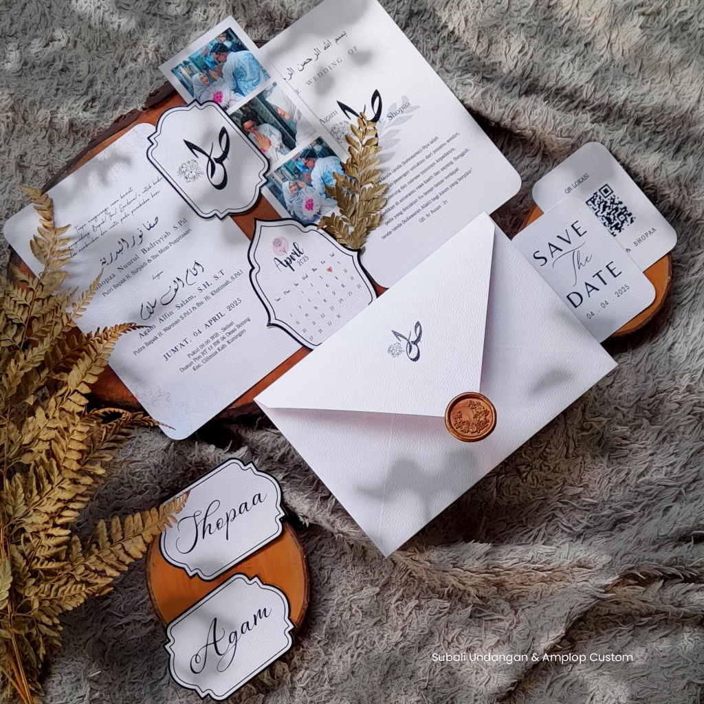 CUSTOM Properti keepsake undangan satuan aesthetic murah