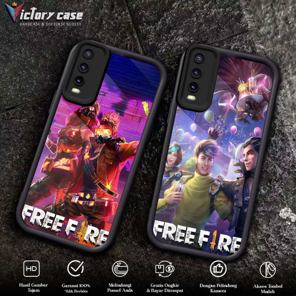 Case VIVO Y20/Y20S/Y12S/Y20SG  Victory Case [ FF ] Case Hp Glossy Casing Hardcase Softcase Bisa cod