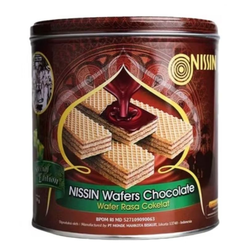 

Wafer Nissin Chocolate 267 gram kaleng