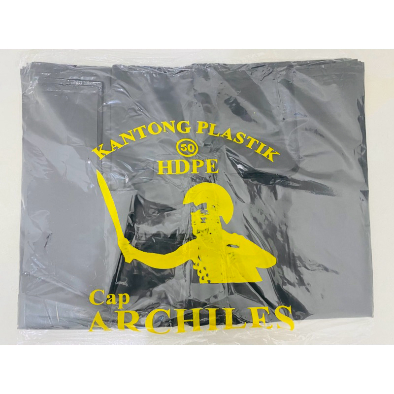 Kantong Kresek Plastik Jumbo Tebal Uk 50 Warna Hitam Merah Putih Susu