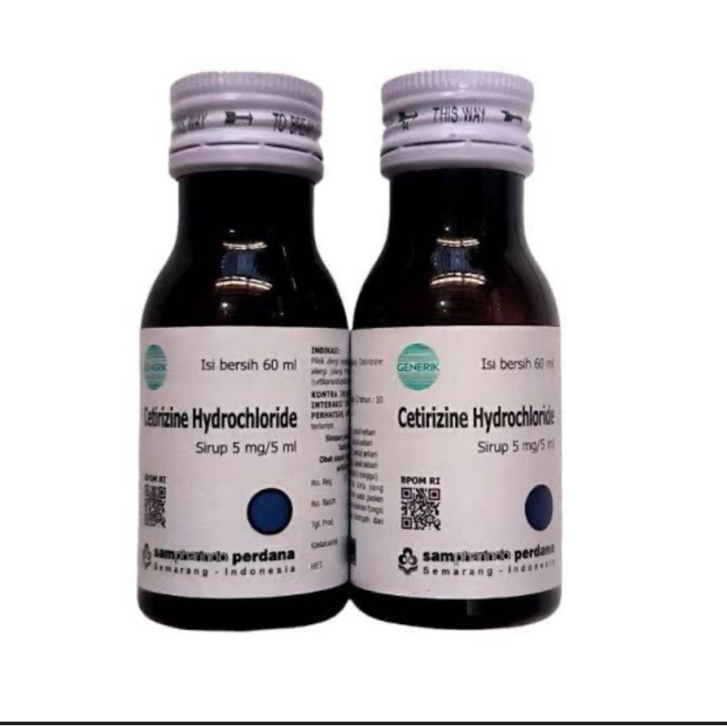 CETIRIZINE SIRUP 60 ML