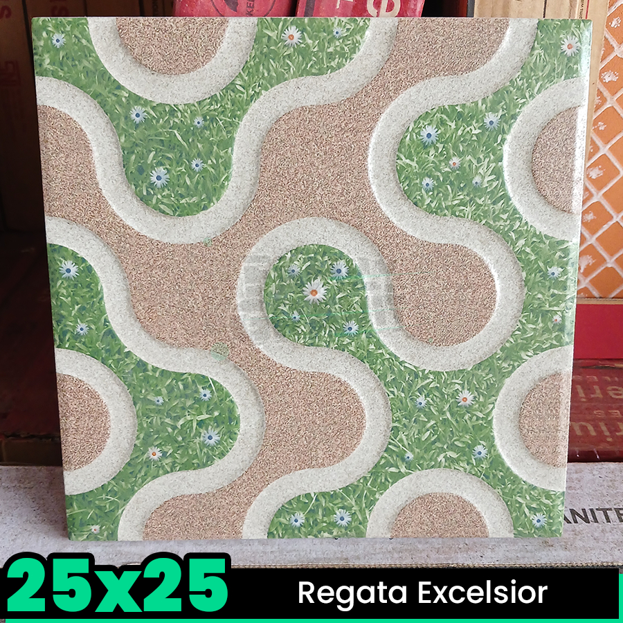 Keramik Kasar 25x25 Regata Excelsior Lantai Kamar Mandi / Toilet / WC Matte