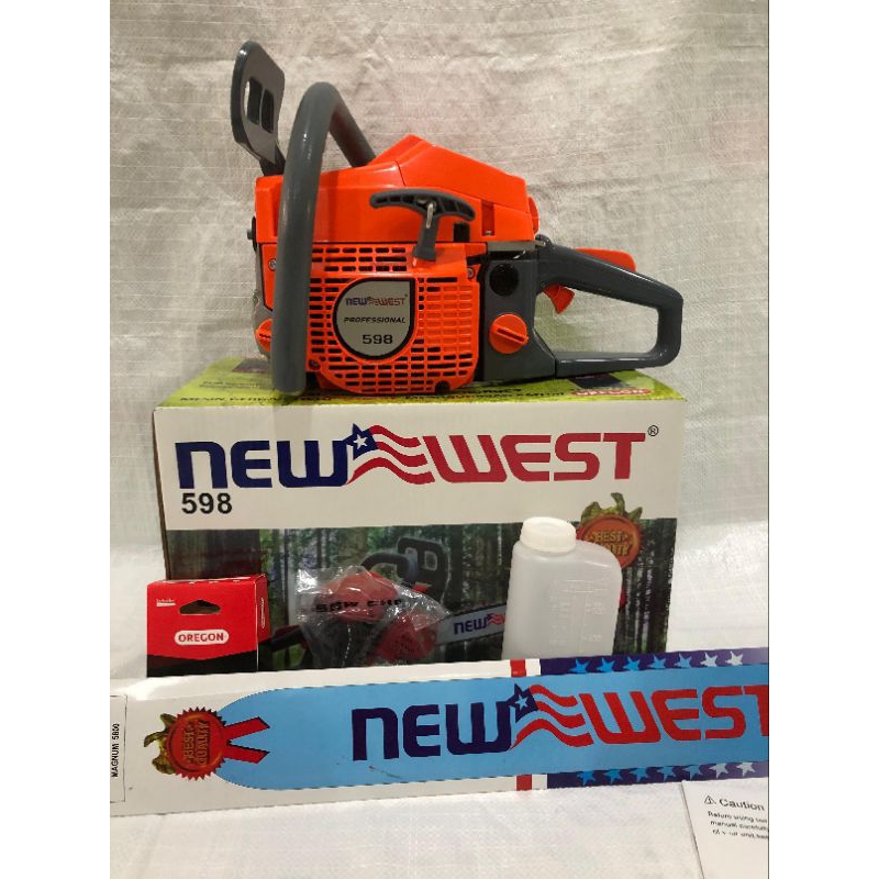 New West 598 Mesin Senso Chainsaw New West 598 Bar Laser 22in