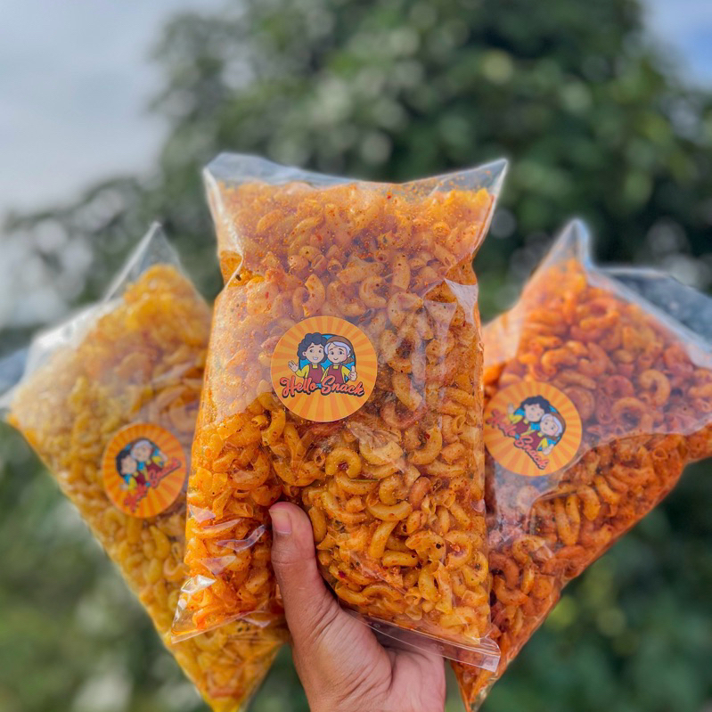 

ADY78 PROMO !!! 500gr Makaroni Cikruh Pedas / Ext Pedas / Original Daun Jeruk.