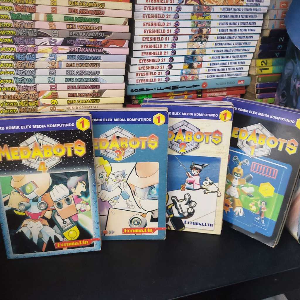 Komik MedaBots by Horuma Rin (Set)
