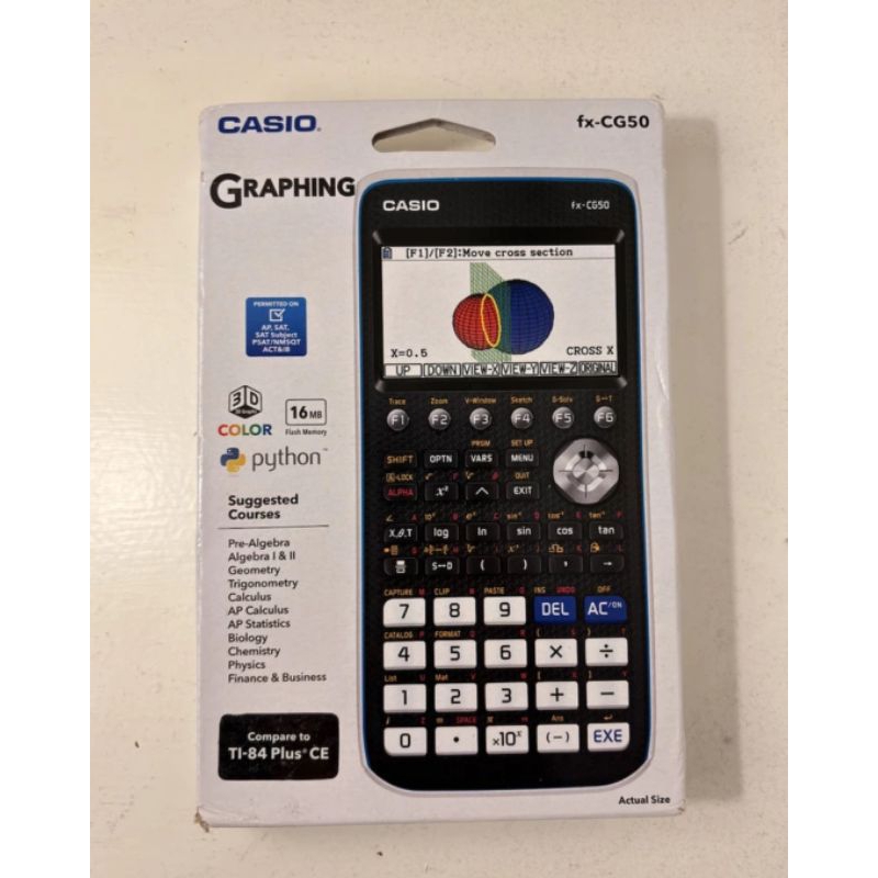

CASIO Color Graphing Calculator FX-CG50 Calculator Grafik / Kalkulator Scientific FX CG50 Original