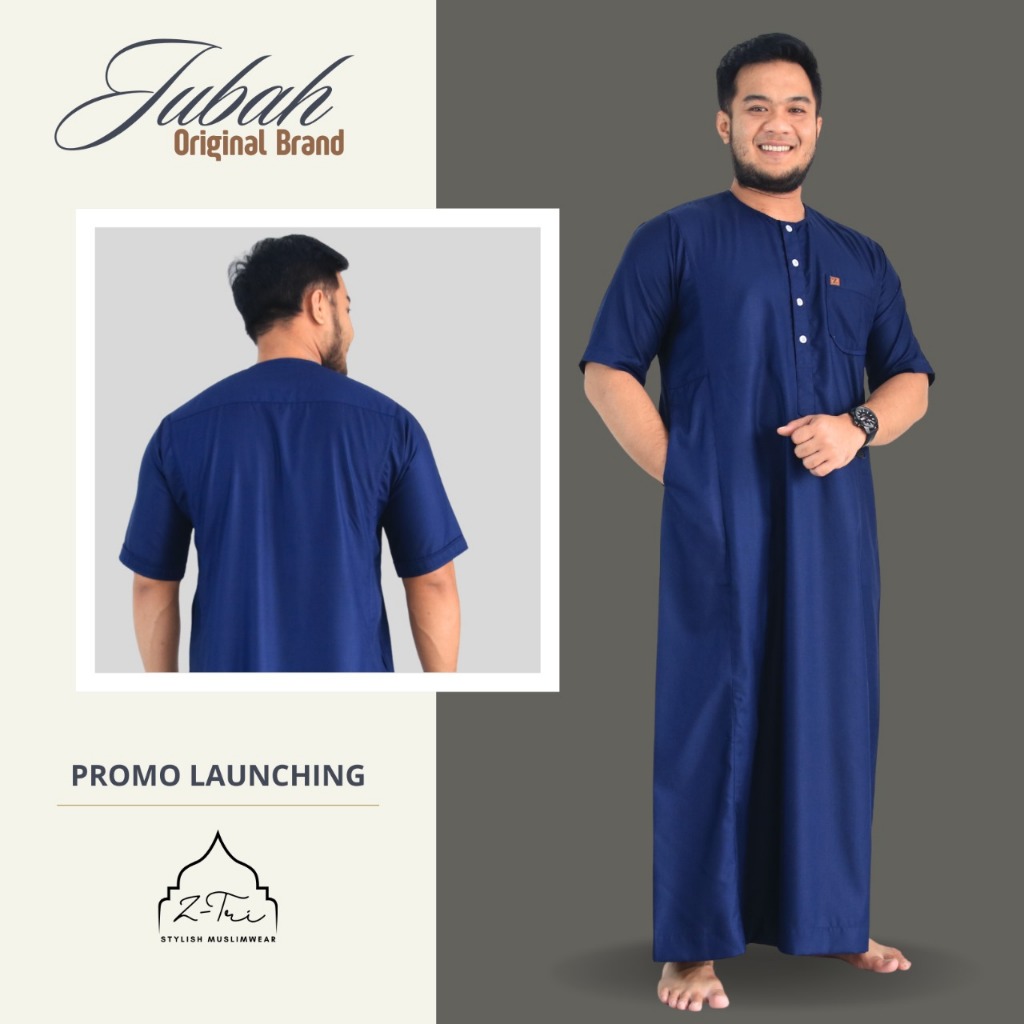 Gamis jubah pria dewasa katun toyobo jubah pria muslim exclusive terbaru