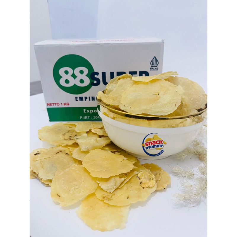 

(1 Dus 1kg) Emping Mentah 88