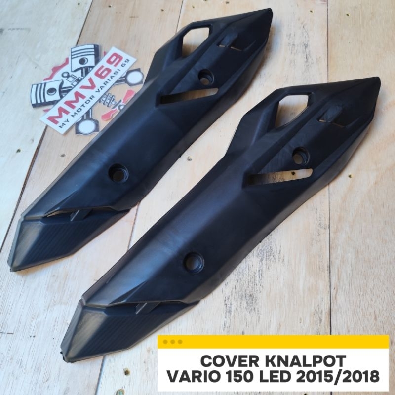 COVER KNALPOT VARIO LED 125/150 TUTUP PELINDUNG KNALPOT VARIO LED 2016/2018