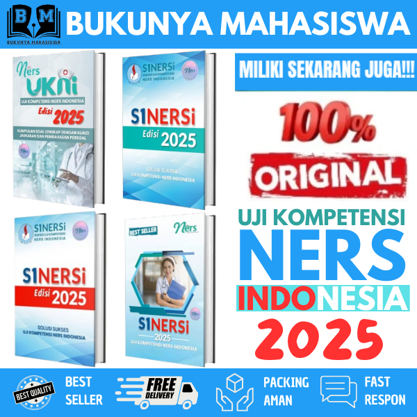 BUKU ORIGINAL SINERSI 2025 TERBARU & TER UPDATE SINERSI UJI KOMPETENSI 2025 SINERSI NERS BUKU ORIGIN