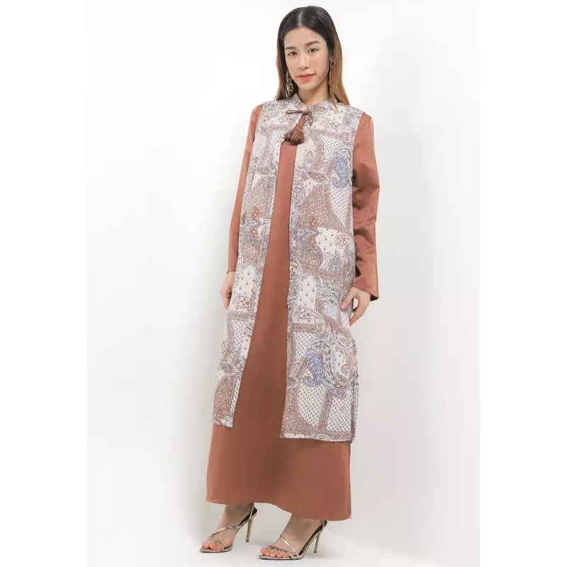EXPAND MONY ORIGINAL MATAHARI Brown Dress ( Tag 1.299.900)