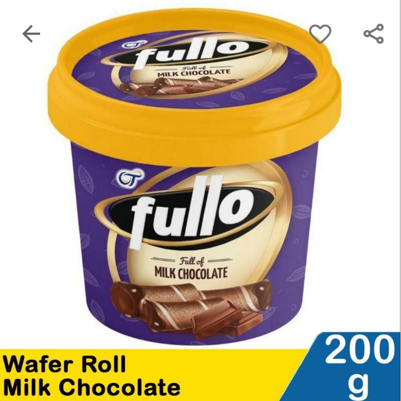 

Fullo wafer roll milk chocolate 200g