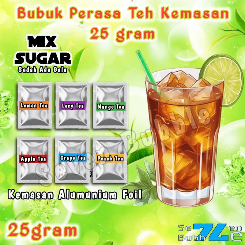 

Bubuk Minuman Rasa 25gr Serbuk Perasa Teh Rasa Buah Segar 25 gram