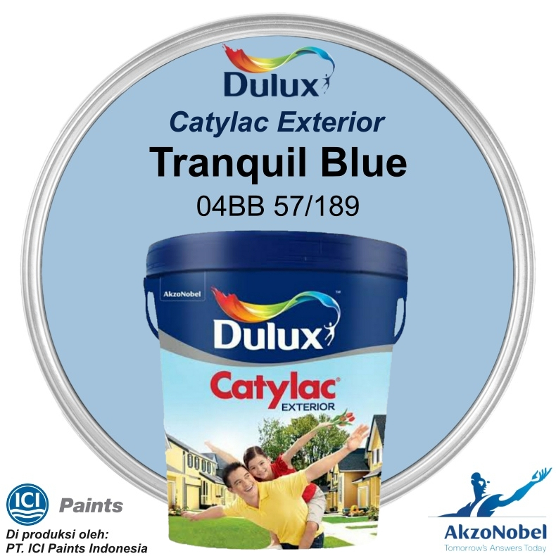 CAT DULUX CATYLAC EXTERIOR 25 KG - TRANQUIL BLUE 04BB 57/189