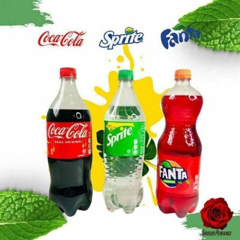 

Fanta Coca -cola Sprit 1L Original Bundling atau Satuan