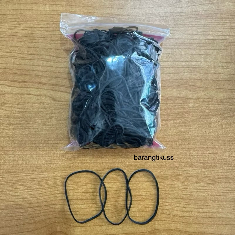 

Karet Gelang Sayur HITAM BESAR 100Gr Per Pak