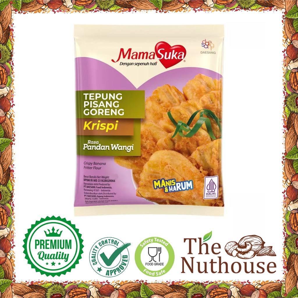 

MamaSuka Tepung Pisang Goreng Krispi Rasa Pandan 210gr [HALAL]